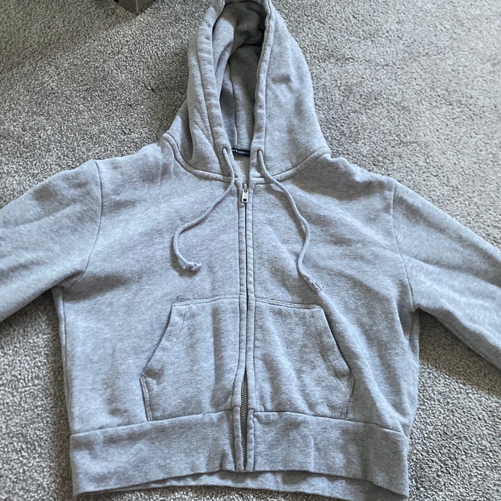 Brandy Melville cropped zip up